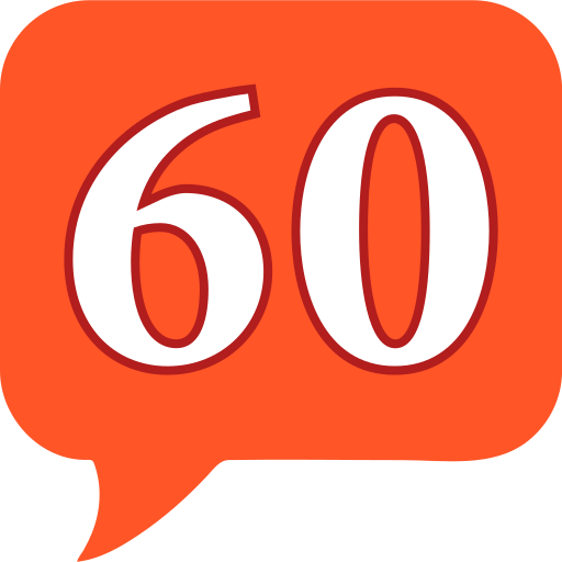 60 Icône gratuit 60 Icône gratuit
