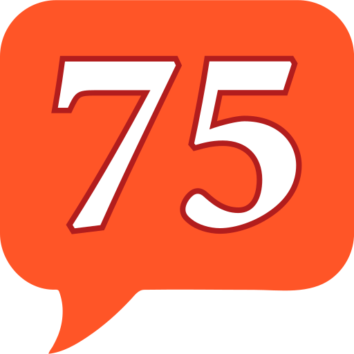 75 Icône gratuit 75 Icône gratuit