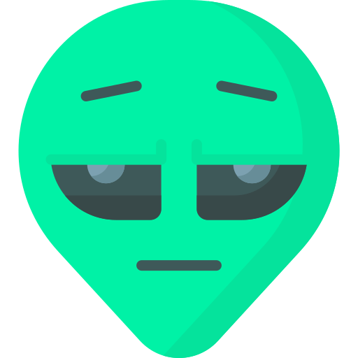 cabeza alienígena icono gratis