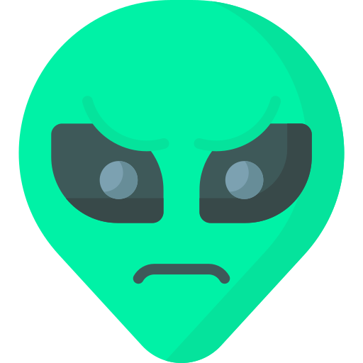 cabeza alienígena icono gratis