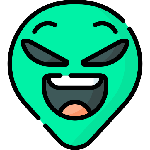 cabeza alienígena icono gratis