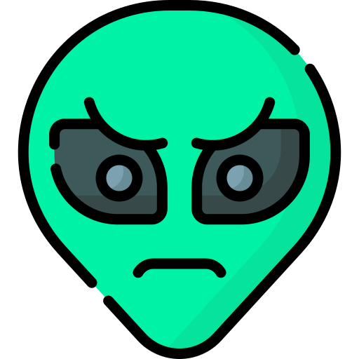 cabeza alienígena icono gratis