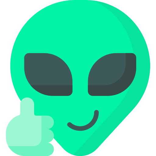 cabeza alienígena icono gratis