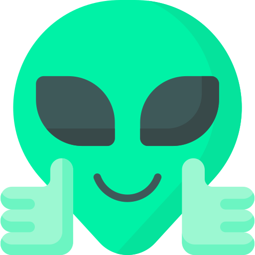 cabeza alienígena icono gratis