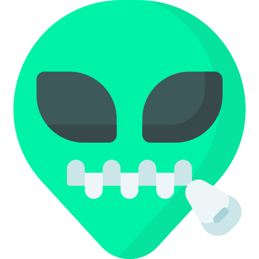 cabeza alienígena icono gratis