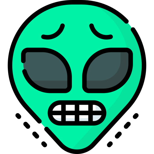 Alien Head Free Smileys Icons 8977