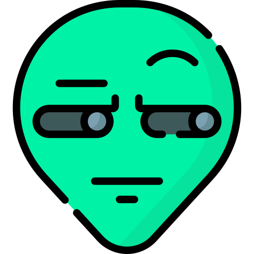 cabeza alienígena icono gratis