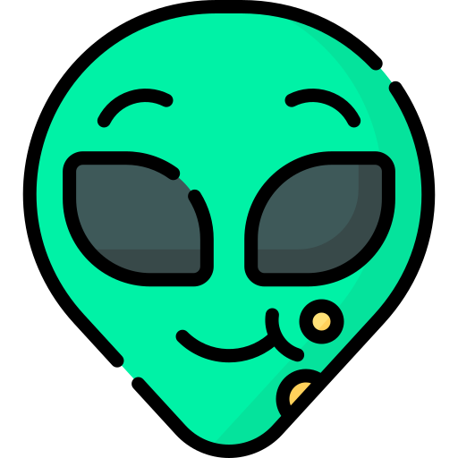 cabeza alienígena icono gratis