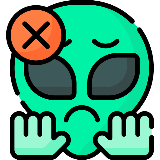 cabeza alienígena icono gratis