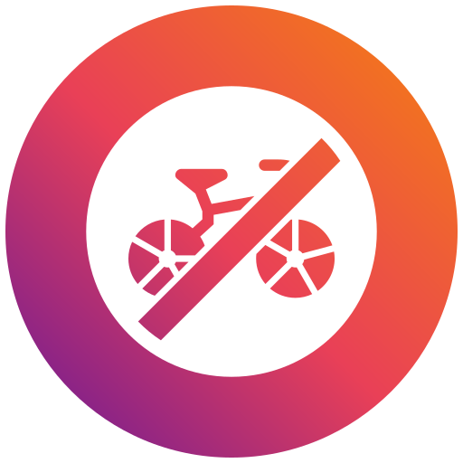 자전거 없음 무료 아이콘