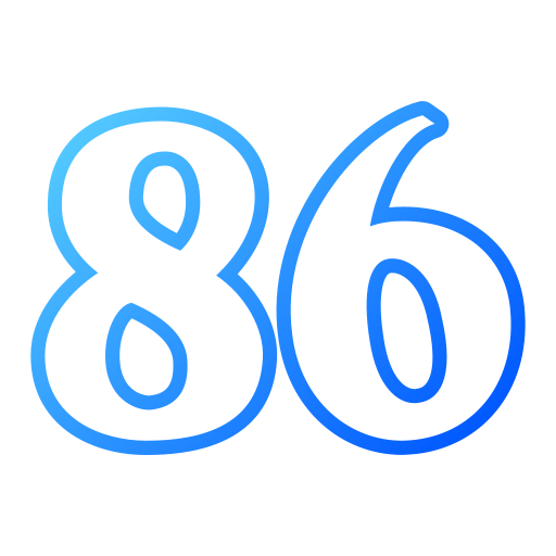 86 icono gratis