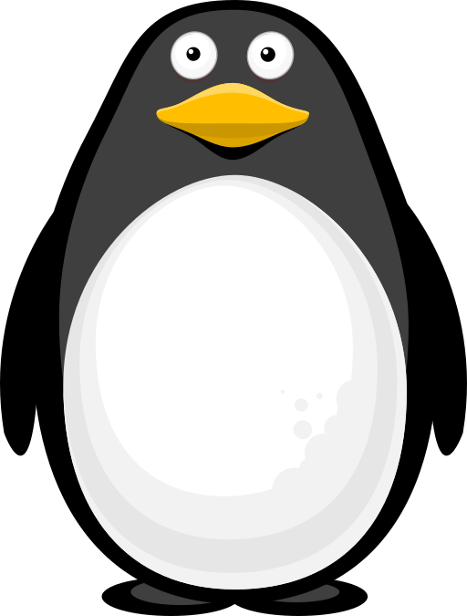 pingüino lindo icono gratis