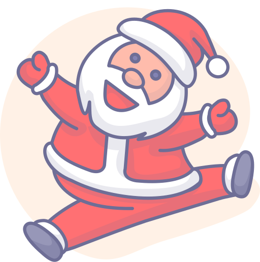 papa noel icono gratis