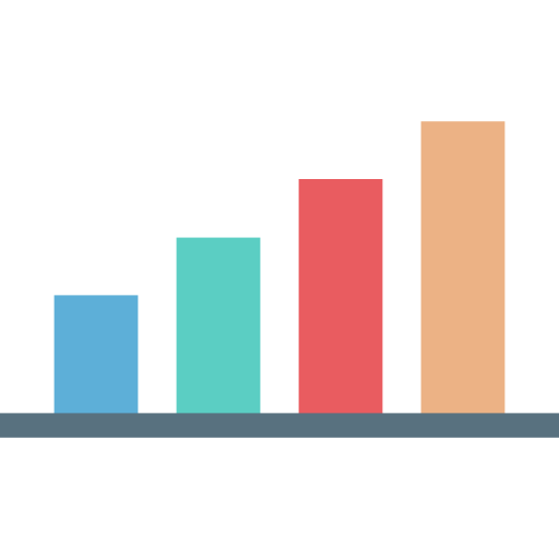 gráfico de barras icono gratis