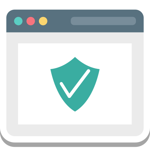 seguridad web icono gratis