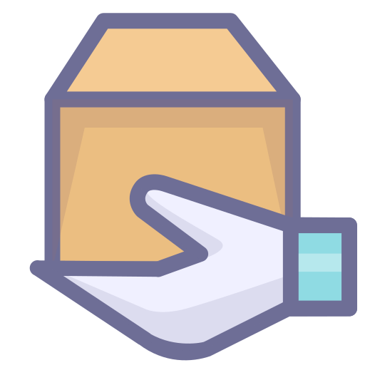 entrega icono gratis