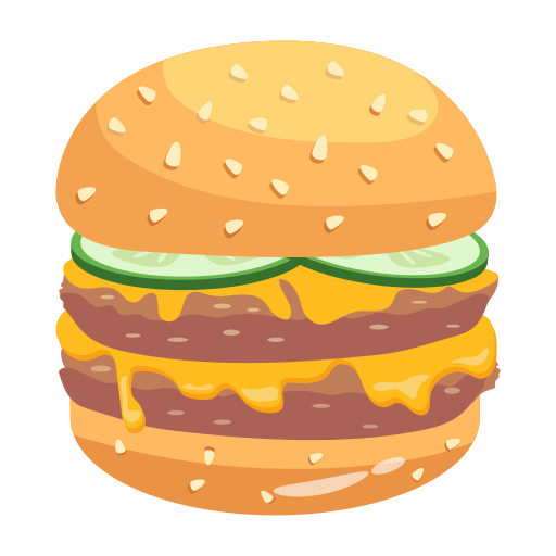 hamburguesa doble icono gratis