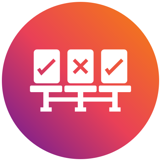 distanciamiento social icono gratis