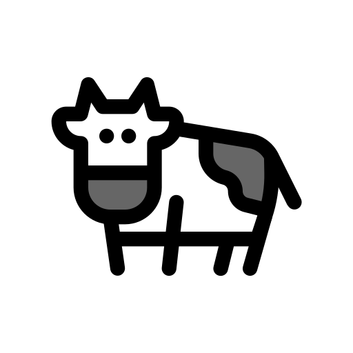 vaca icono gratis