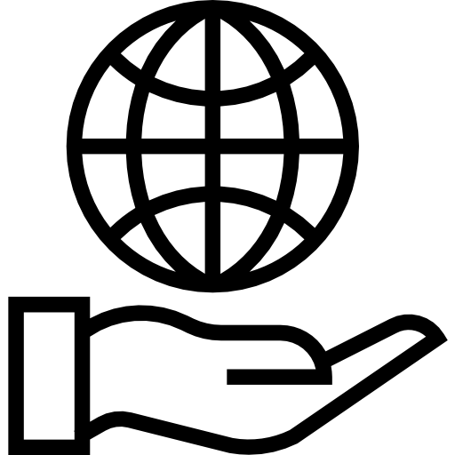 en todo el mundo icono gratis