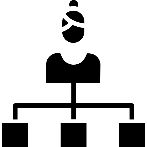 mujer de negocios icono gratis