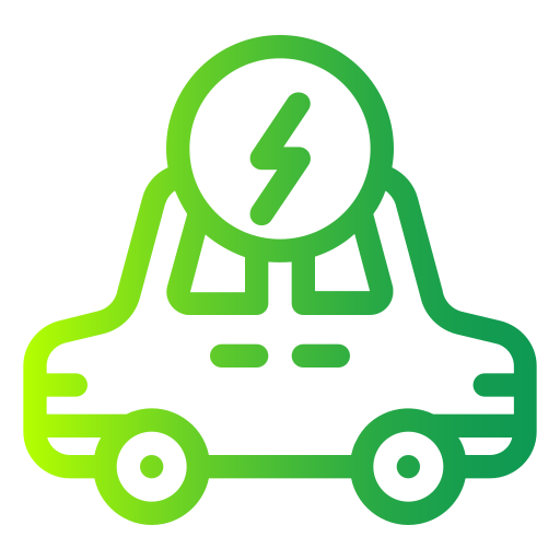 coche eléctrico icono gratis