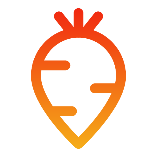 rábano icono gratis