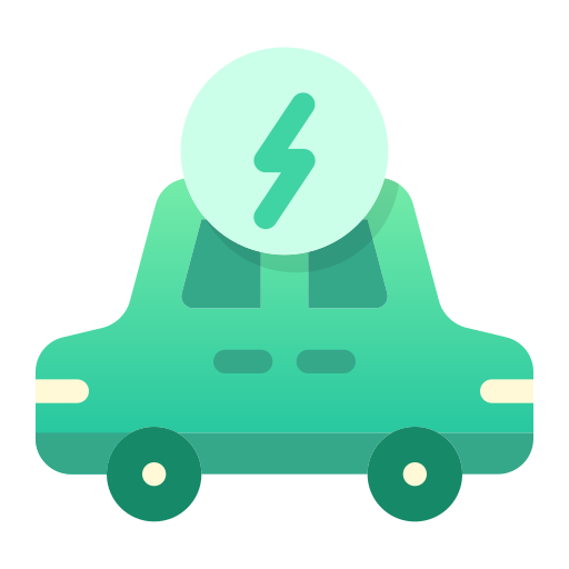 carga de coche eléctrico icono gratis