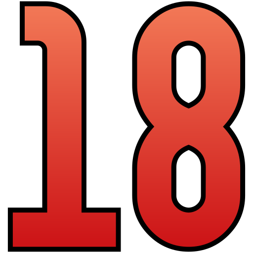 dieciocho icono gratis