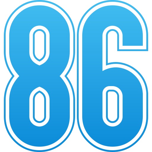 86 icono gratis