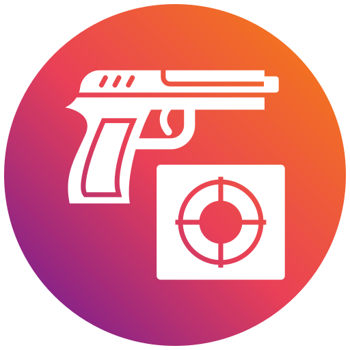 juego de disparos icono gratis
