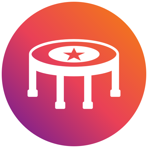 trampolín icono gratis