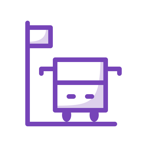 estación de autobuses icono gratis