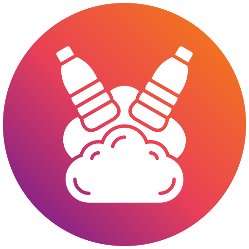 residuos de plástico icono gratis