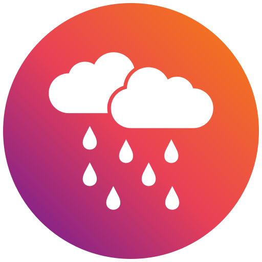 lluvia pesada icono gratis