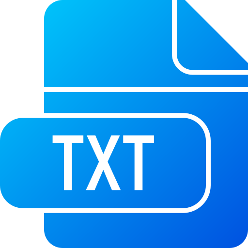 txt icono gratis