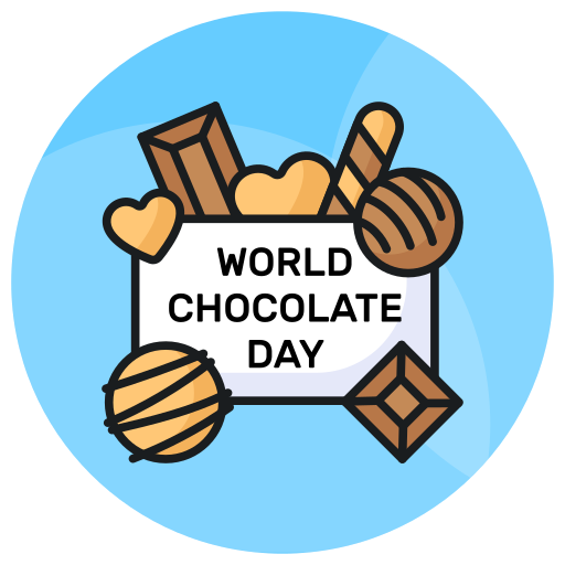 día mundial del chocolate icono gratis