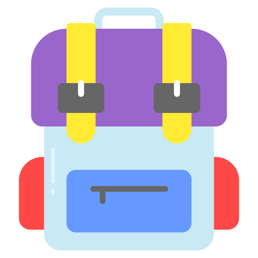 mochila icono gratis