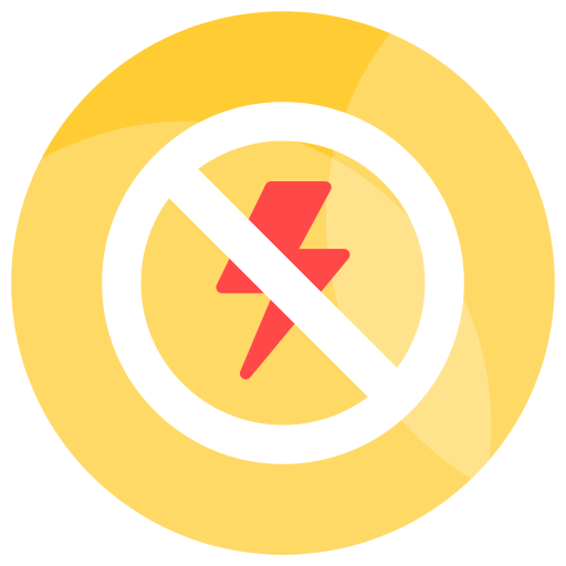 flash apagado icono gratis