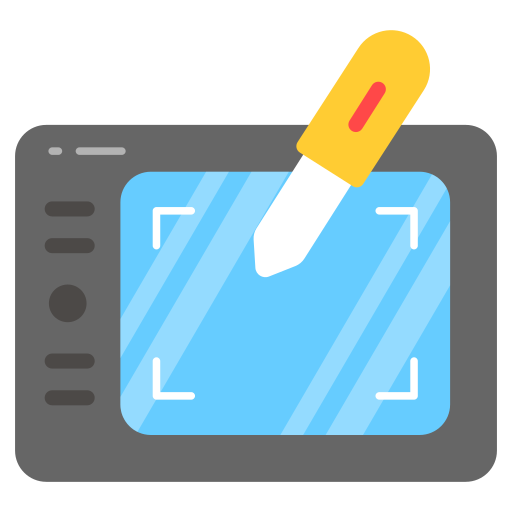 Graphic tablet free icon