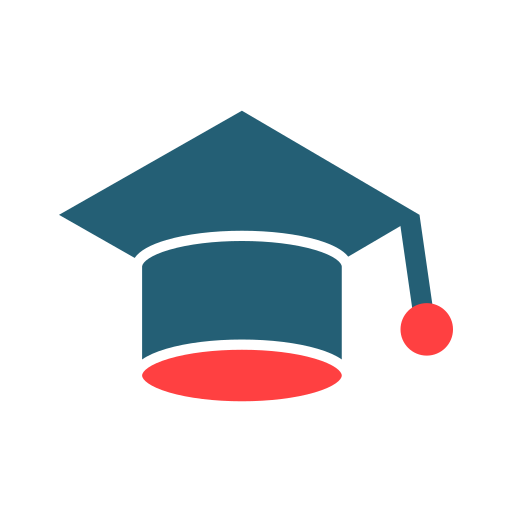 sombrero de graduado icono gratis