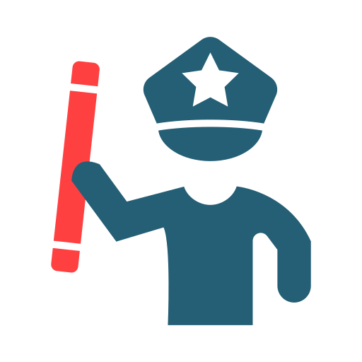 policía icono gratis
