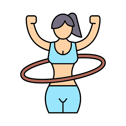 hula hoop icono gratis