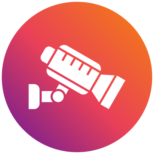 vidéosurveillance Icône gratuit