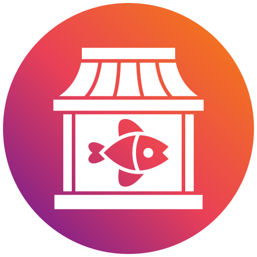 pescadería icono gratis