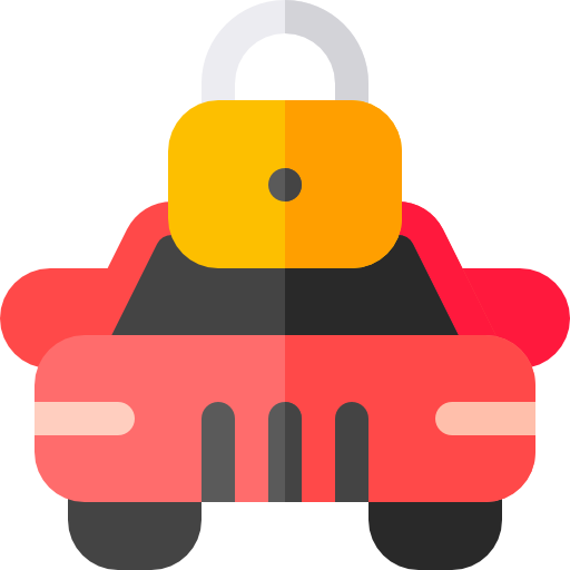 voiture verrouillée Icône gratuit