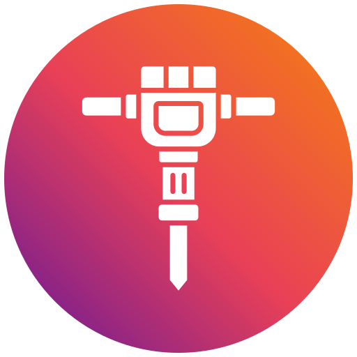 martillo neumático icono gratis