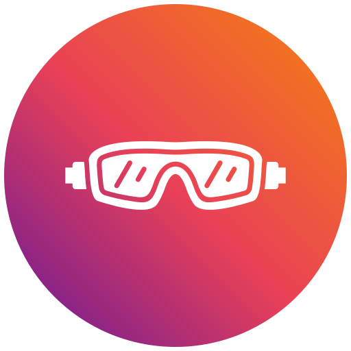 lentes de seguridad icono gratis