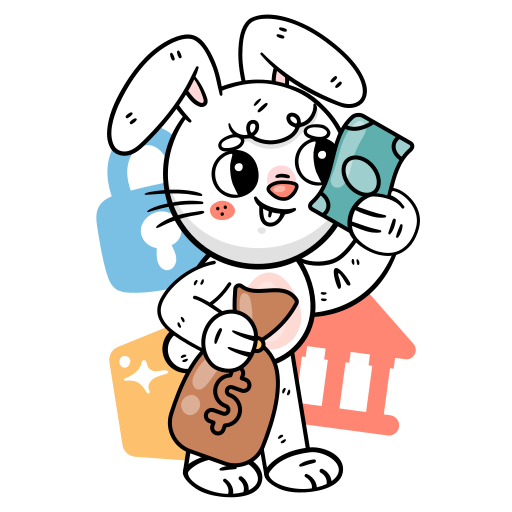 Money bag Stickers - Free entertainment Stickers