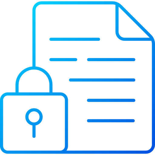 Secure file - Free files and folders icons